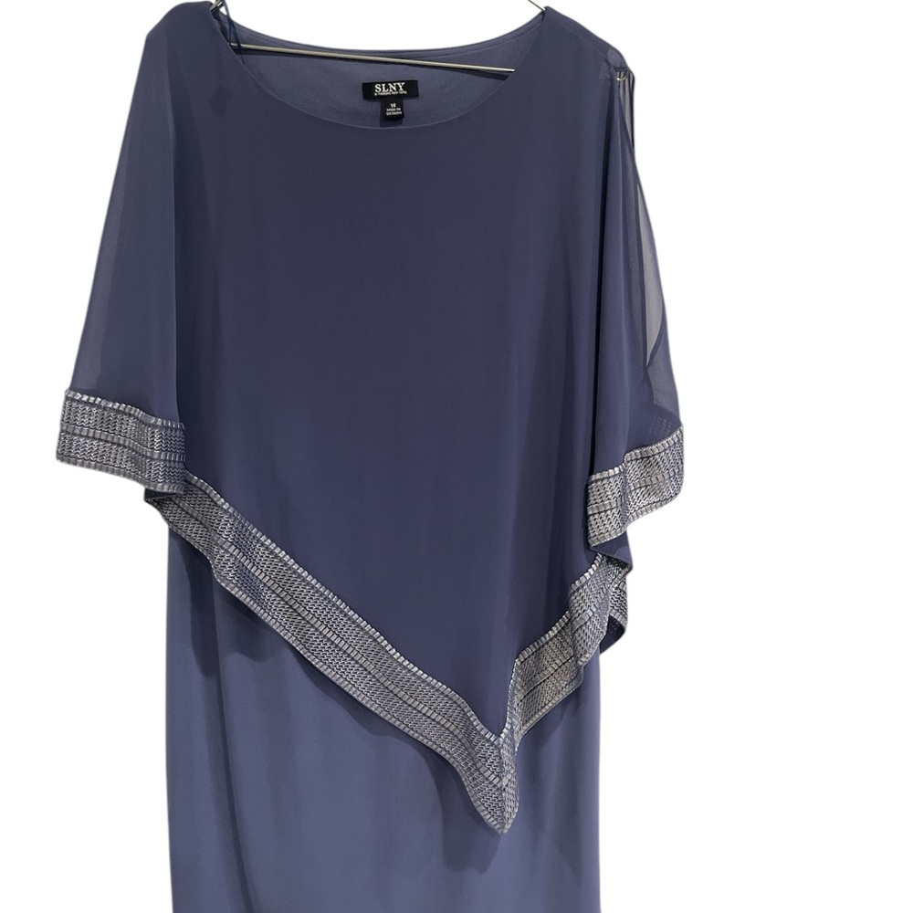SLNY Women's Blue Dress